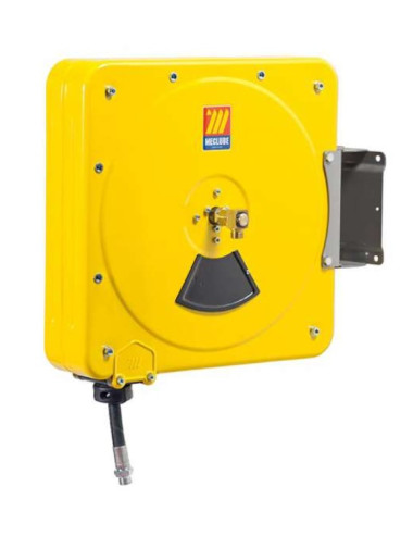 Enrollador manual para hasta 25 mts de manguera agua - aire comprimido  20-28Bar MECLUBE FM-400/460/550 Tipo de Enrolladores Fijo Capacidad (m) 15  m Diámetro 3/8